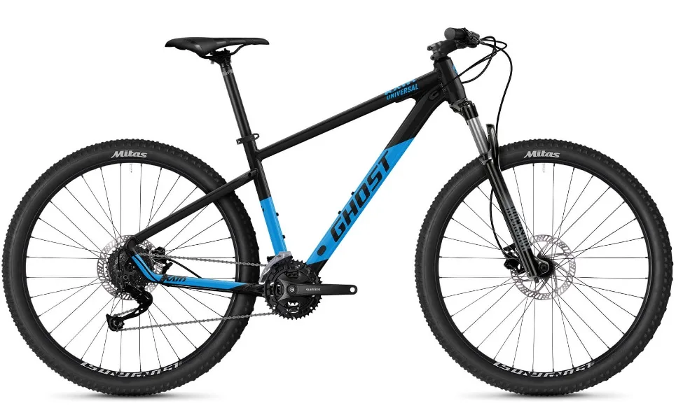 GHOST Kato Universal 27.5 Black/Bright Blue - S