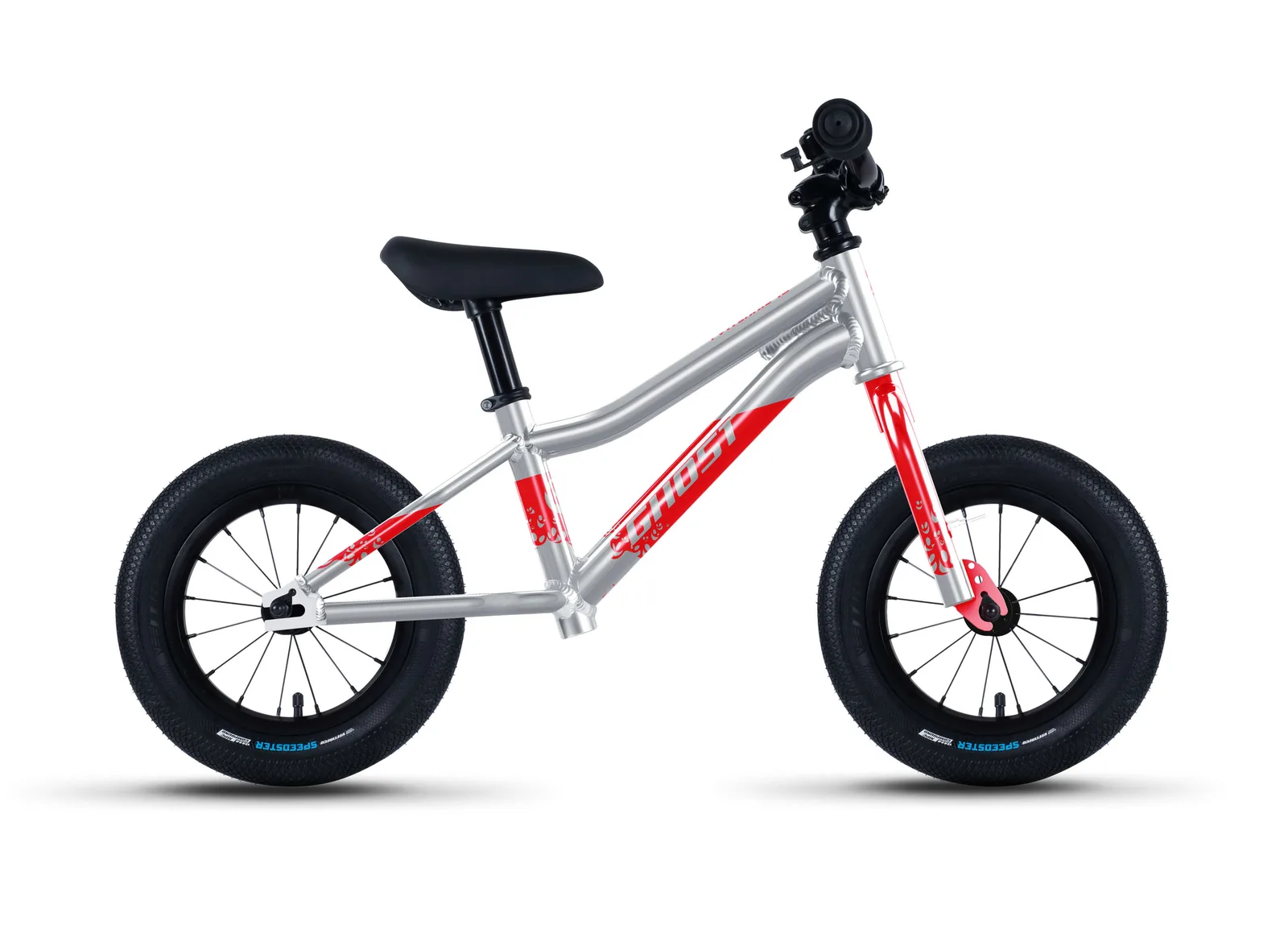 GHOST Powerkiddy 12 Rainbow Silver/Red Gloss