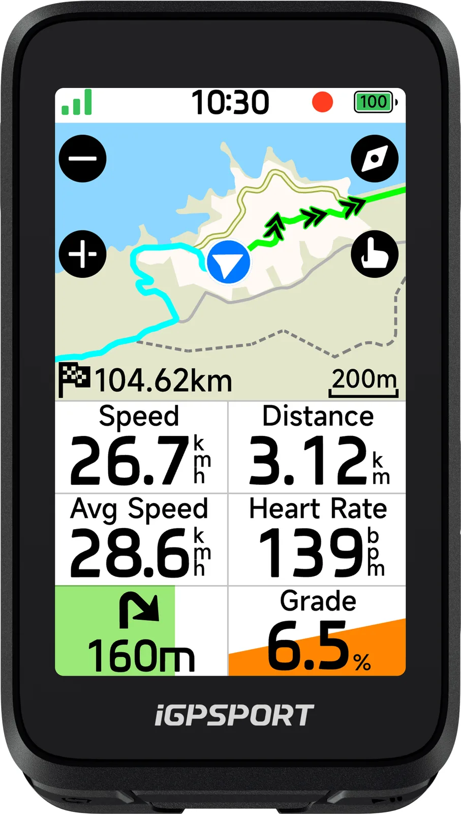 GPS navigace iGPSport BiNavi Air