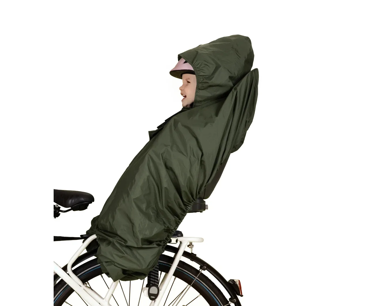 Pláštěnka s cyklosedačce HAMAX Rain Green